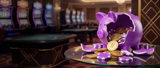 Broken piggy bank spilling gold coins beside a reload deposit